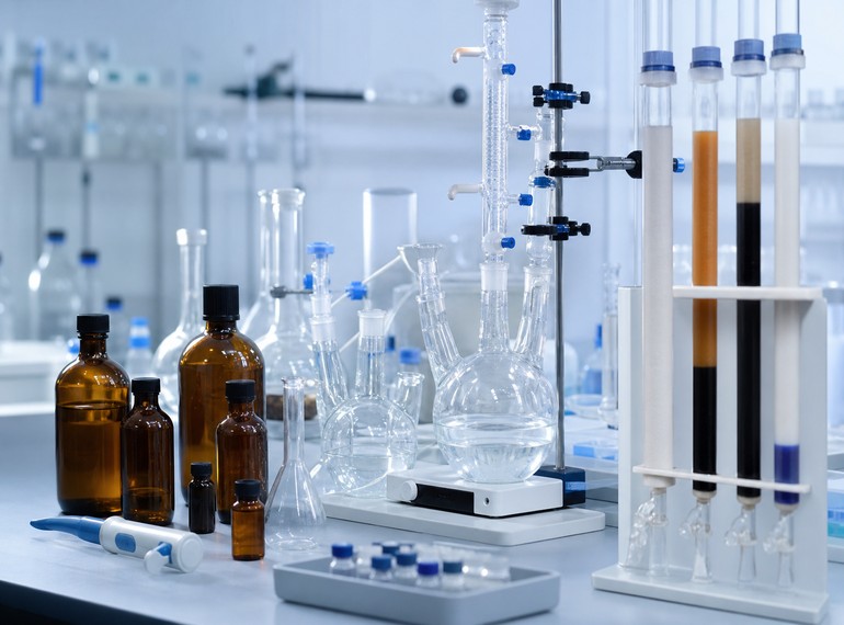 Intermediate's synthesis and production